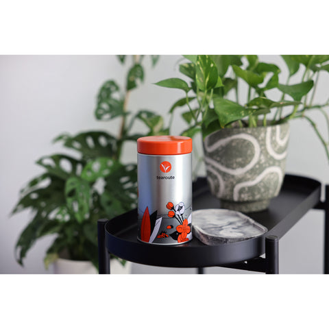 Tea Route - Iron Tins Orange/Silver 200gr