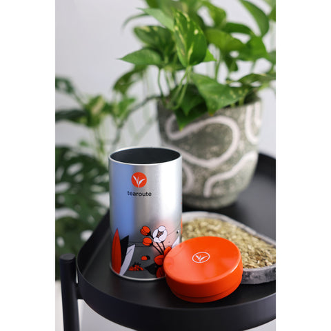 Tea Route - Iron Tins Orange/Silver 200gr