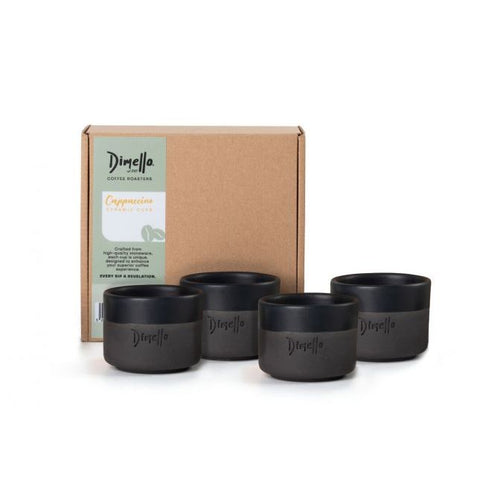 Dimello - Cappuccino Keramiktasse 180ml (4 Stk.)