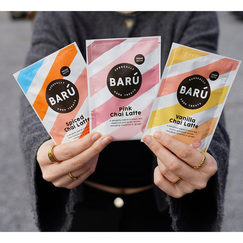 Baru - Pink Chai Latte Single Portion 20g 6x display