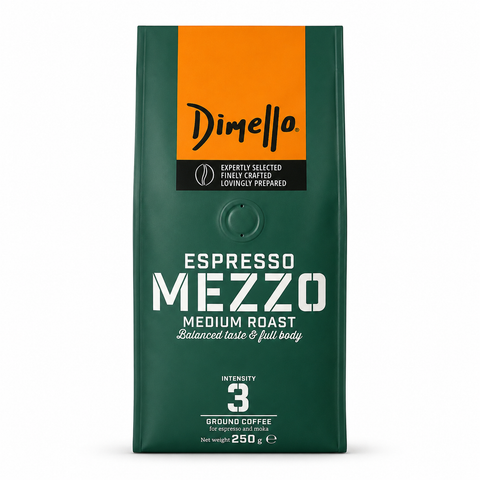 Dimello - Espresso Mezzo Gemahlen 250gr