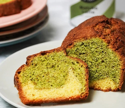 Marble Matcha Cake