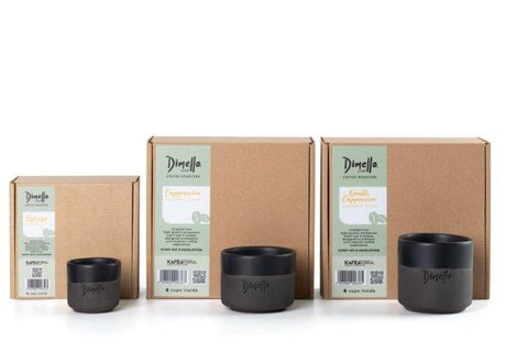 Dimello - Cappuccino Keramiktasse 180ml (4 Stk.)