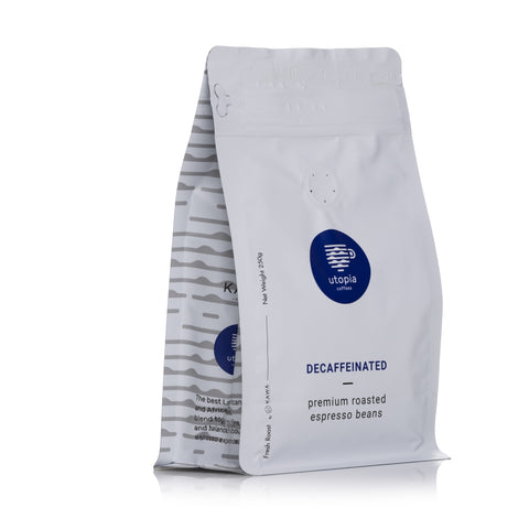 Utopia - Espresso  entkoffeiniert gemahlen Beutel 250 gr