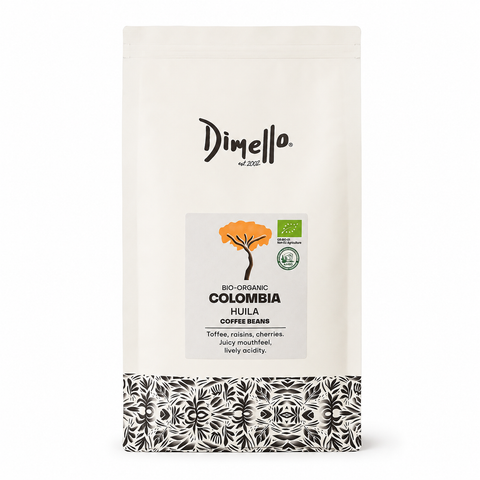 Dimello - Single Origin Colombia Bio Bohnen 250gr