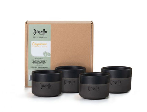 Dimello - Cappuccino Keramiktasse 180ml (4 Stk.)