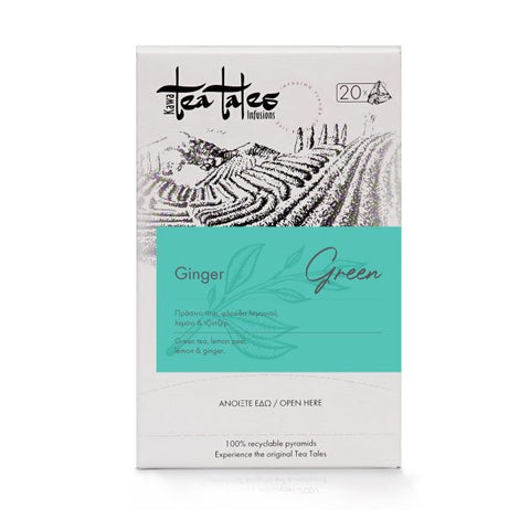 Tea Tales Bag -  Grüner Tee Ginger 2,5gr (20Stk.)