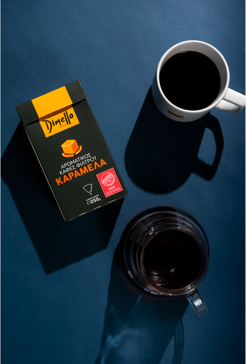 Dimello - Flavoured Filter Karamell Gemahlen 250gr