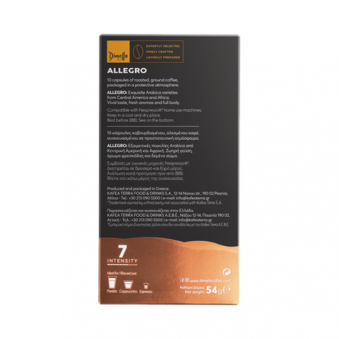 Dimello - Allegro Kapseln (10 Stk)