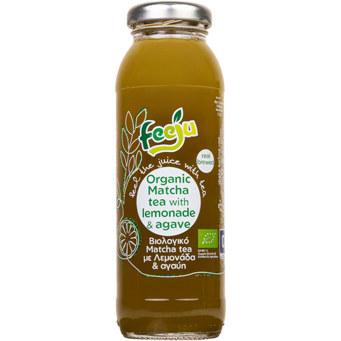 Feeju Organic Matcha Tee mit Lemonade und Organic Agave 0,25l