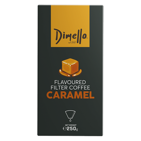 Dimello - Flavoured Filter Karamell Gemahlen 250gr