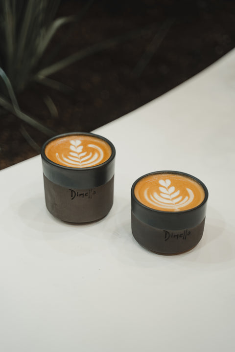 Dimello - Cappuccino Keramiktasse 180ml (4 Stk.)