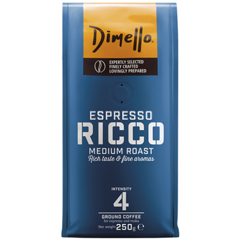 Dimello - Espresso Ricco Gemahlen 250gr