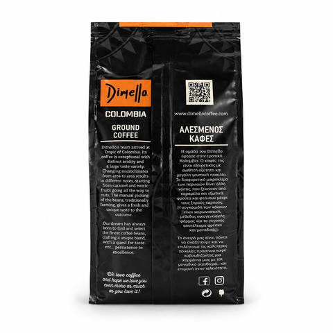 Dimello - Single Origin Colombia Gemahlen 250gr